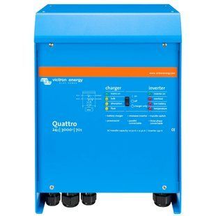 VictronEnergy Quattro 24/3000/70-50/50 однофазний чиста синусоїда Інвертор