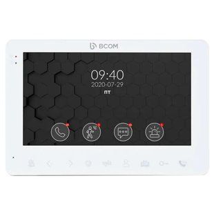 BCOM BD-780FHD White Відеодомофон, Білий