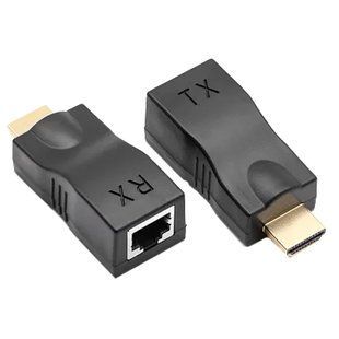 Voltronic 30 м 720P-cat5e, 1080P-cat6e Пассивный удлинитель HDMI сигнала по UTP кабелю