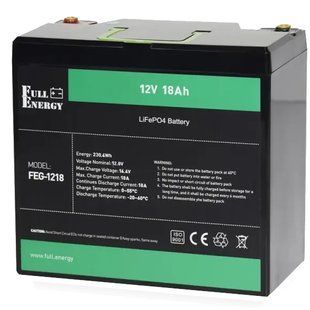 Full Energy FEG-1218 12В 18А&bull;г Літієва акумуляторна батарея