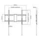 Gembird WM-80F-01 37-80" 70 кг Кронштейн для телевізора