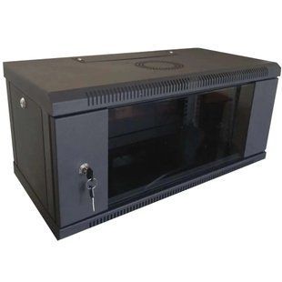 Hypernet PL-WMNC-4U ProLine 4U 600x450 Шафа коммутаційна настінна розбірна чорна