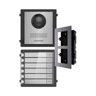 DS-KD8003-IME1NS + DS-KD-ACF2/Plastic + DS-KD-KK/S Комплект модулів Hikvision