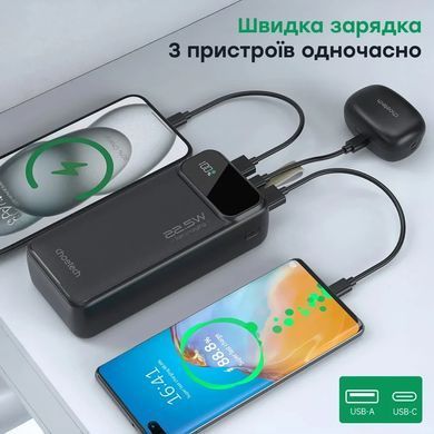 Choetech B731 40 000мА&bull;г Black Повербанк