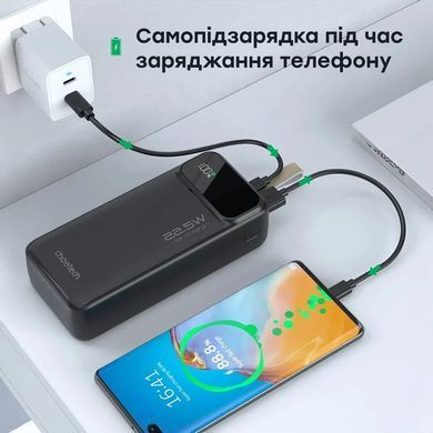 Choetech B731 40 000мА&bull;г Black Повербанк