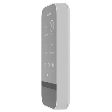 Клавіатура Ajax KeyPad TouchScreen (8EU) white