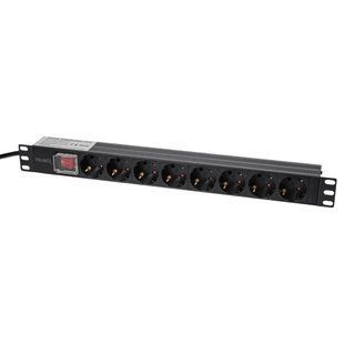 Trinix TRX-PDU/8M-16А Black Блок розеток, Чорний