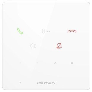 Hikvision DS-KH6000-E1/White Аудіодомофон IP мережевий POE, Білий