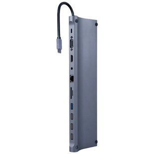 Cablexpert A-CM-COMBO11-01 USB-C 11-в-1 Док станція