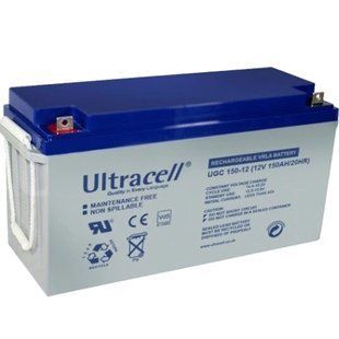 Ultracell UCG150-12 150А&bull;г 12В гелева Свинцево-кислотна акумуляторна батарея