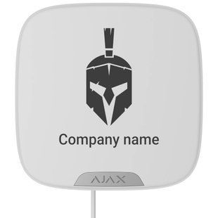 Дротова вулична сирена Ajax Superior StreetSiren DoubleDeck white Fibra