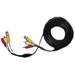 BNC + DC + AV Патчкорд комбінований коаксіальний + живлення + звук 20м