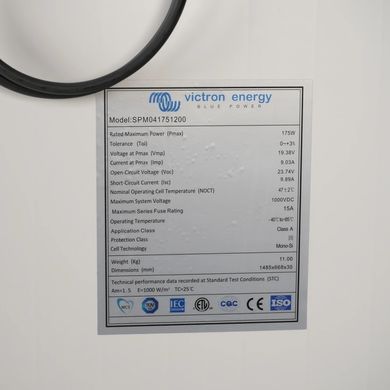 Victron&nbsp;Energy&nbsp;175W-12V&nbsp;4a,&nbsp;175Wp,&nbsp;Mono PV&nbsp;модуль