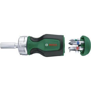 Bosch Stubby (1600A027PK) з тріскачкою + 6 біт Викрутка
