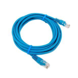 Патч-корд RITAR литий, CCA, UTP, RJ45, Cat.5e, 0,5m, синій Q2000 (PCR-CCA/0.5Be)