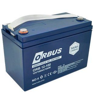 ORBUS CG12100 100А&bull;г 12В гелева Свинцево-кислотна акумуляторна батарея