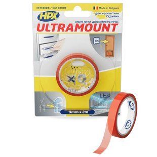 HPX UM0902 ULTRA MOUNT 9мм х 2м Стрічка двохстороння