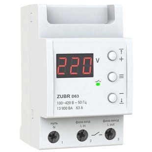 ZUBR&nbsp;D63 Реле напруги