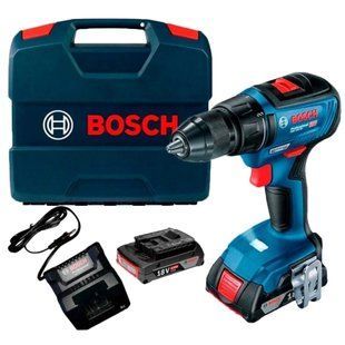 Bosch Professional GSR 18V-50 (06019H5000) Акумуляторний дриль-шурупокрут + 2 акб 18 В / 2 А&bull;г + ЗП GAL 18V-20 + L-Case