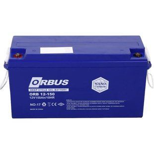 ORBUS CG12150 150A&bull;г 12В гелева Свинцево-кислотна акумуляторна батарея