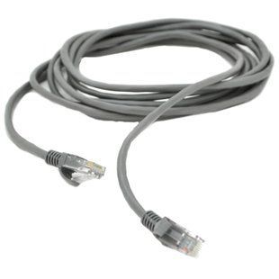 Патч-корд RITAR литий, UTP, RJ45, Cat.5e, 1m, сірий, Cu (мідь) Q500(PCR-CU/1G)
