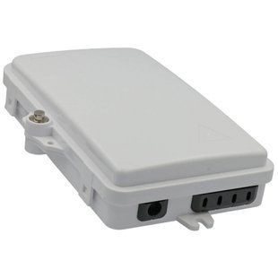 на 4 SC Simplex/LC duplex, 205x135x40 мм, без Адапт., (гільзи, касета) Бокс герметичний розподільний