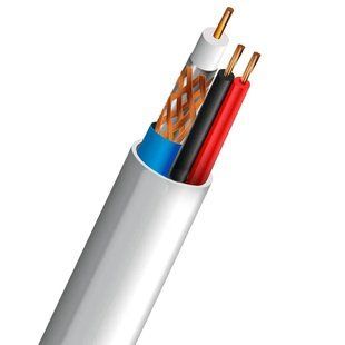 Trinix RG-59+2*0,5 Коаксіальний комбінований кабель &ldquo;OS&rdquo;структура