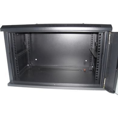 Hypernet WMNC66-6U-FLAT-AC Шафа комутаційна настінна 6U 600x600 розбірна