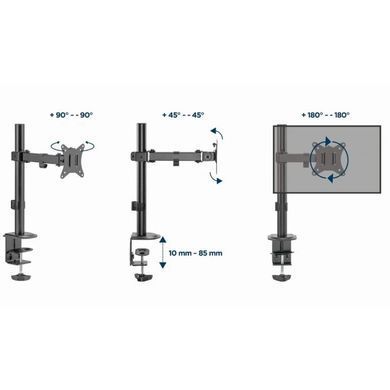 Gembird MA-D1-03 17-32" 9 кг Кронштейн для монітора