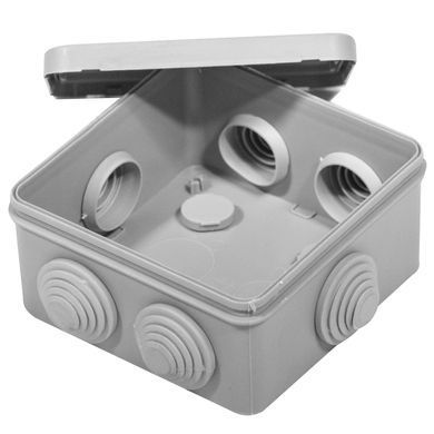 IP54,&nbsp;UEA (100х100x50) Коробка&nbsp;розподільча&nbsp;квадратна&nbsp;зовнішня