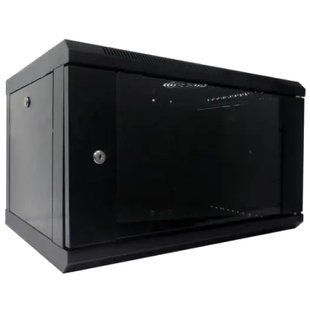 Hypernet WMNC66-6U-FLAT-BLACK Шафа комутаційна настінна