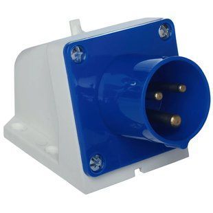 UEA 513 16А 220В 2Р+Е IP44 Розетка стаціонарна настінна