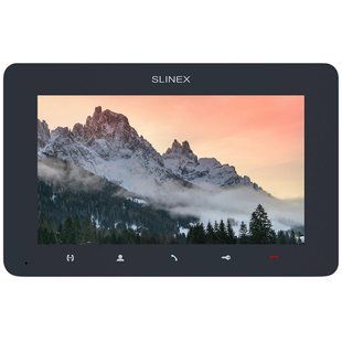 SM-07MN (dark grey) Відеодомофон 7" Slinex, Чорний