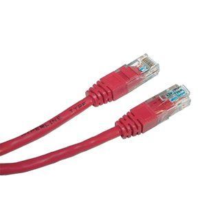 Патч-корд E-server UTP, 0.5 м, кат. 5e красний