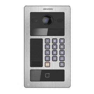 DS-KD8013-IME6 2МП WEB IK07 Виклична панель Hikvision, срібло