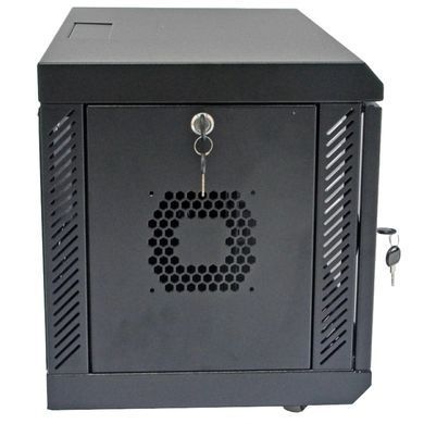 6U, 600х350х373 мм Шафа акрилове скло, чорна