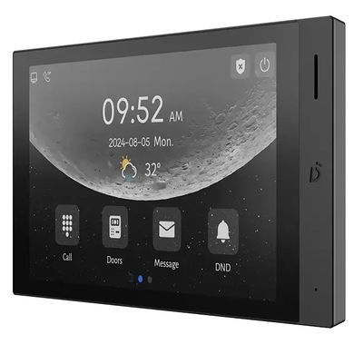 Dnake H616 BLACK 8' Android 10 Відеомонітор, Чорний