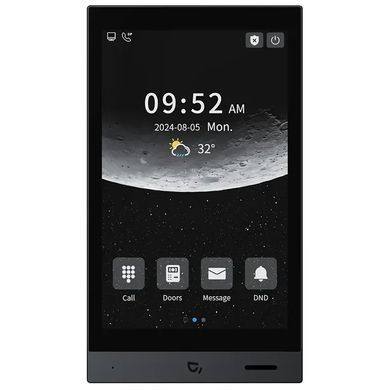 Dnake H616 BLACK 8' Android 10 Відеомонітор, Чорний