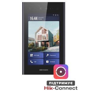 DS-KD9403-E6 8-дюймова IP Android панель у металевому корпусі, Чорний