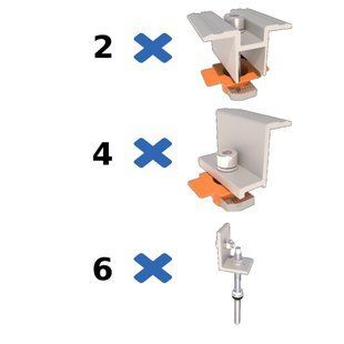 MetalTile&nbsp;II Комплект&nbsp;кріплень&nbsp;до&nbsp;металочерепиці