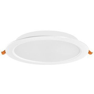 VIDEX 15W 5000K 220V LED світильник Back круглий