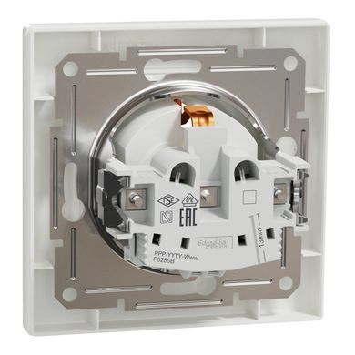 Schneider Electric ASFORA EPH2900221 Розетка одинарна із заземленням і шторкою
