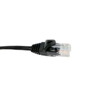 Патч-корд E-server UTP, 0.5 м, кат. 5e чорний