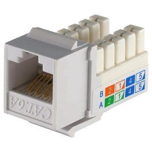 KeyStone RJ45 UTP, кат. 5e, 6, 6a, 110, Slim, W -16.6 мм Модуль