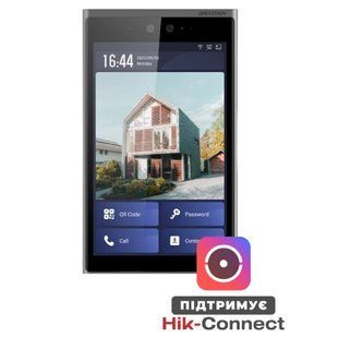 DS-KD9633-E6 10.1-дюймова IP65 ＆ IK07 панель, Чорний