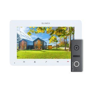 Slinex SM-07 White + ML-17HD Graphite Комплект відеодомофона, Білий