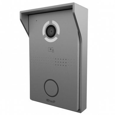 Bas-IP AV-03BD silver IP-виклична панель зі зчитувачем UKEY для IP-домофонів, Сірий