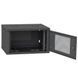 IPCOM 4U 600x450 Шафа телекомунікаційна двері перф (чорна)
