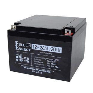 Full Energy FEP-1226 26 А&bull;г 12В Свинцево-кислотна акумуляторна батарея