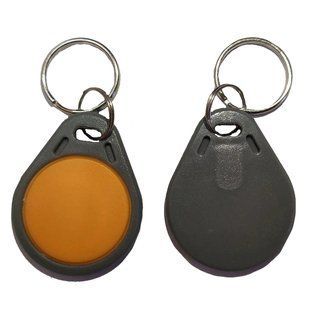 KEYFOB EM Grey/Yellow RFID брелок, Сірий